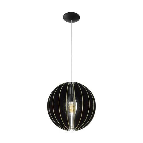 EGLO Pendant Lamp Fabessa, Dining Table pendant light, Steel in Black