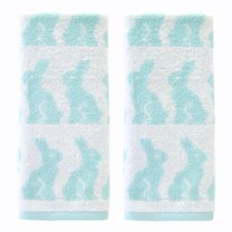 SKL Home Easter Bunny Hand Towel Set, 2 Count