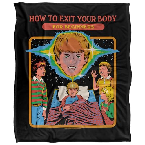 Steven Rhodes How To Exit Your Body Silky Touch Super Soft Throw Blanket 152 X 127 Cm