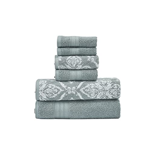 Modern Threads Amaris 6-Piece Reversible Yarn Dyed Jacquard Towel