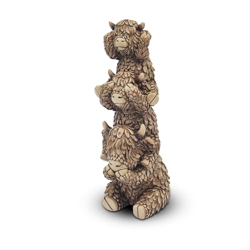 Lesser & Pavey Hughie Highland Cow Decor Figurine - Detailed Craftsmanship, Display Ready Accent, Stable Ornament, Ideal for Home and Office Decor, Gift Choice