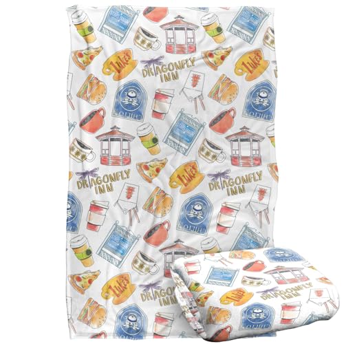 Gilmore Girls Dragonfly Inn And Lukes Silky Touch Super Soft Throw Blanket 91 x 147 Cm