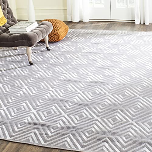 Safavieh Tribal Inspired Indoor Flatweave Rectangle Area Rug, Kilim Collection, KLM627, in Grey, 244 X 305 cm for Living Room, Bedroom or Any Indoor Space