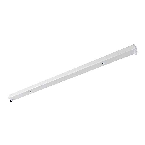 National Lighting OXXO Indoor T8 LED Tube Ready Single 5FT Batten Energy Saving Ceiling Light Fitting IP20 Rated - Commercial Office Home Use (Tube NOT Included)