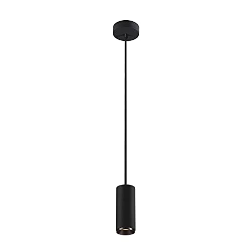 SLV Pendant Light NUMINOS® PD Phase S/Living Room lamp, Interior Lighting, Dining Room Drop Light, LED, Ceiling Light / 3000K 10.42W 1020lm Black dimmable 60 Degrees