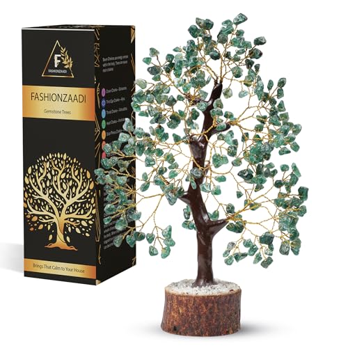 Green Aventurine Gemstone tree,crystals and gemstones tree of life artificial bonsai crystal tree,decorative home accessories,house warming gifts new home,gifts for women birthday unique,10-12 inch