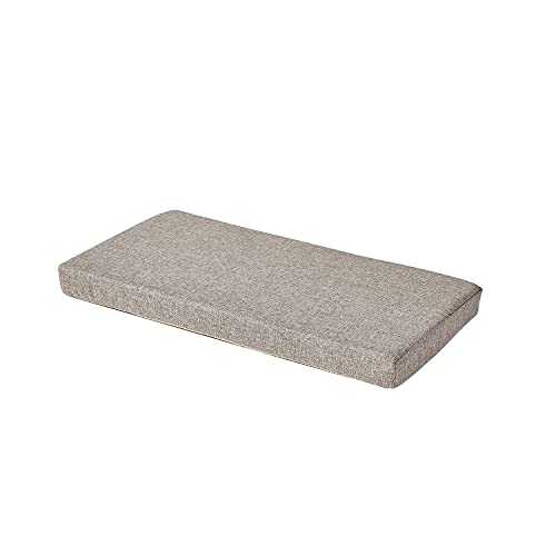 "SAMTY Bench seat Chair Pads Non-Slip Rubber Back Indoor Swing/Settee Cushion 48""X18"" inch Khaki"