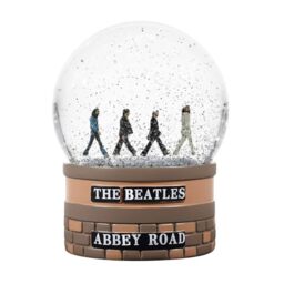 Half Moon Bay - The Beatles - Abbey Road - Glass & Ceramic Snow Globe - Official Merchandise - Home Office & Literary Refuge Upgrade - Father’s Day 2026 Gift for Dad