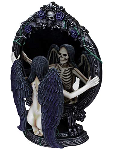 Nemesis Now Fates Reflection 33cm Figurine, Resin, Black, One Size