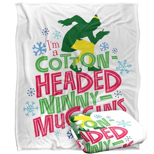 LOGOVISION Elf Cottonheaded Ninnymuggins Silky Touch Super Soft Throw Blanket 152 X 127 Cm