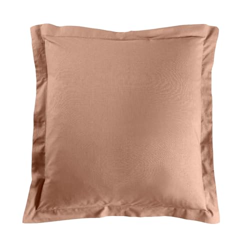 douceur d'intérieur, Pillowcase (63 x 63 cm) Lina Blush, 100% Cotton