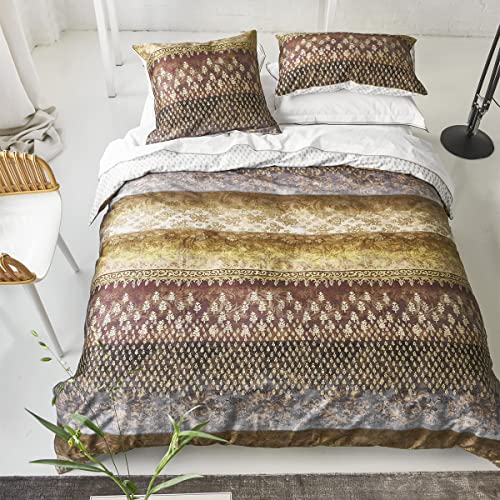 Designers Guild Cotton Satin Duvet Cover, Kasavu, 260 x 240 cm