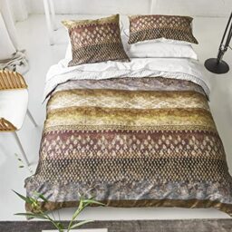 Designers Guild Cotton Satin Duvet Cover, Kasavu, 260 x 240 cm