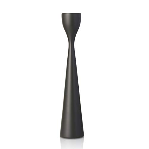 mover Rolf S Candlestick, Wood, Anthracite, 28 cm