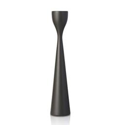 mover Rolf S Candlestick, Wood, Anthracite, 28 cm