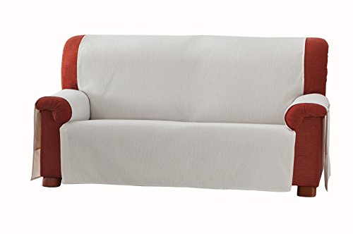 Eysa 3-Squares Zoco Non-Elastic Sofa Cover, Ecru