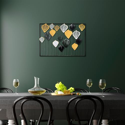 Handmade Decorative Metal Wall Accessory, 50 x 70 cm, 100% Metal (1.5 mm), Unique Hand-Painted Design, Perfect for Home Decor, Lightweight 1,628 kg