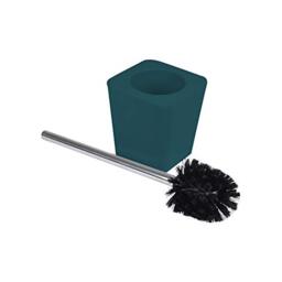 Douceur d'Intérieur Toilet Brush 11.6 x 11.6 x 38.2 cm Plastic Plain Soft Touch Vitamin Blue/Emerald