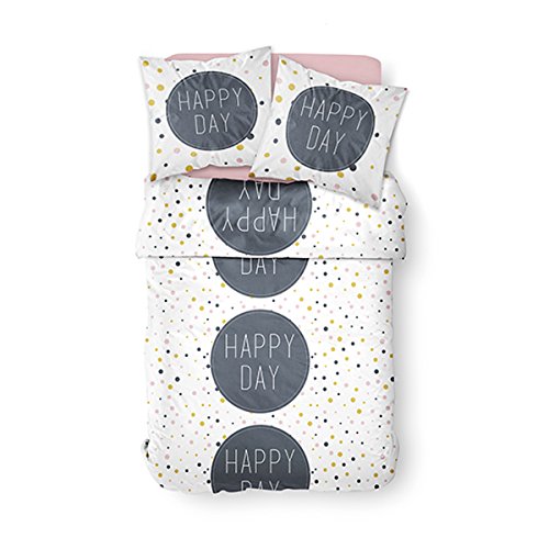 TODAY Duvet Cover/Pillow Cases, Cotton, Multicolored, 260 x 240 cm