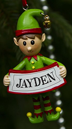 Boxer Gifts Jayden Elf Christmas Tree Decoration - Great XMAS Bauble Ornament Gift - One For The Whole Family