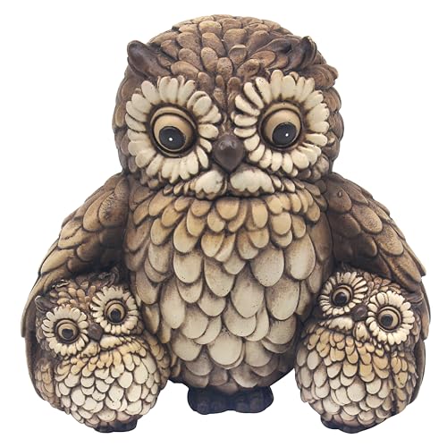 Lesser & Pavey Hooters Owl with Babies Decor Figurine - Detailed Craftsmanship, Freestanding Interior Accent, Charming Decoration, Ideal for Home and Office D??cor