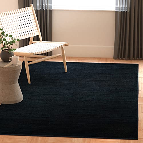 Safavieh Modern Rug for Living Room, Dining Room, Bedroom, Vision Collection, Short Pile, in Black, 122 X 183 cm
