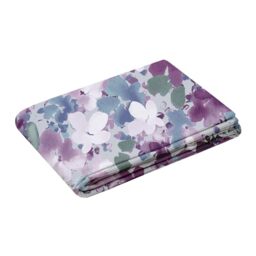 STOF - Duvet cover – Size 260 x 240 cm – Quality Cotton Percale – 100% Oeko-Tex Certified Cotton – Mauve – Pink – Periwinkle Pattern – Bed Linen – Double Bed – Classic – Flowers