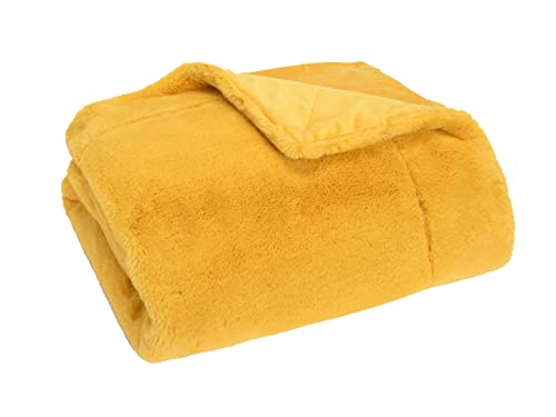 Amadeus Blanket 130 x 170 cm Mustard Yellow