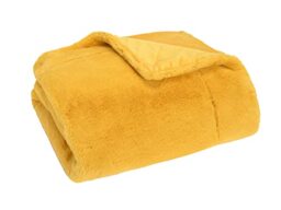 Amadeus Blanket 130 x 170 cm Mustard Yellow