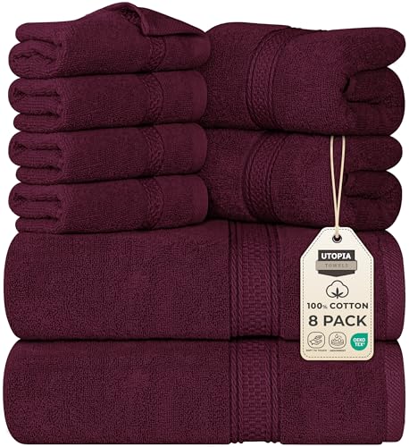 Utopia Towels Piece Towel Set Bath Towels, Hand Towels and