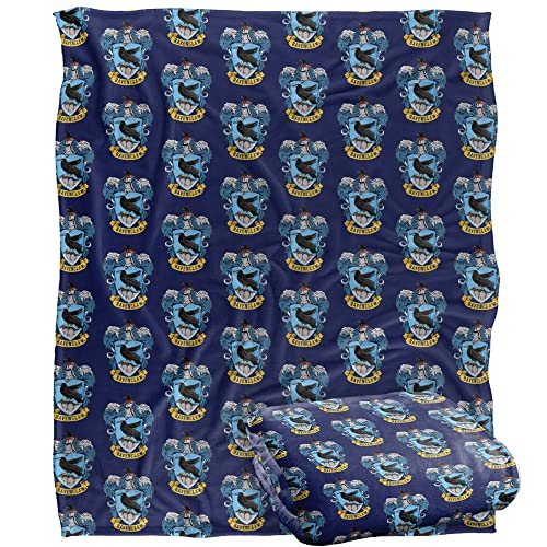 HARRY POTTER Ravenclaw Crest 2 Officially Licensed Silky Touch Super Soft Throw Blanket 152 x 127 cm