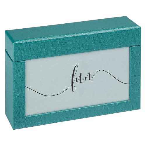 walther design Fun Storage Box, Petrol Green, 100 Photos 10 x 15 cm
