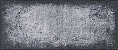wash+dry Door Mat Shades of Grey 60 x 140 cm Washable for Indoor and Outdoor Use