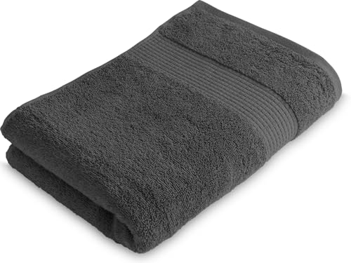 Le linge de Jules Bath Towel 70 x 130 cm 100% Cotton 450 g/m2 Anthracite