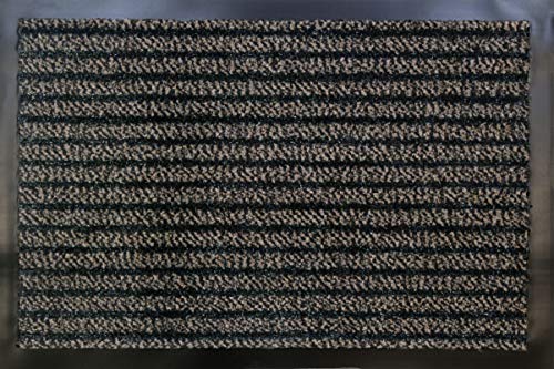 ID MAT Gramat 406010 Door Mat Polypropylene Fibre/PVC Grey 60 x 40 x 0.8 cm