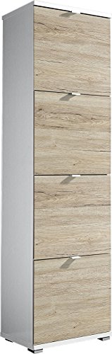 Shoe Storage 5-Piece Kit Germania 8482-177 Colorado Oak/White sanremo-repro, 174 x 53 x 30 cm (LxHxW)