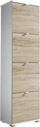 Shoe Storage 5-Piece Kit Germania 8482-177 Colorado Oak/White sanremo-repro, 174 x 53 x 30 cm (LxHxW)