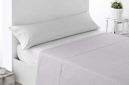 Miracle Home. Flat Sheet Soft and Comfortable 100% Brushed Microfibre Wrinkle Free Peeling 230 x 270 cm Bed 150 cm Cream