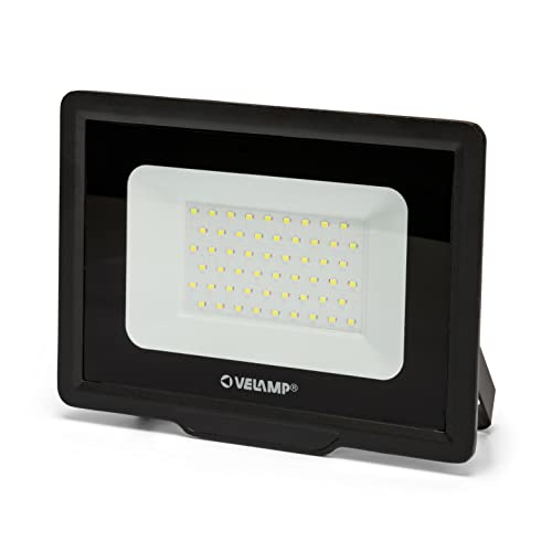50W Outdoor LED Floodlight, Security Light, Powerful Lamp, Cold White Light (6500K), IP65 Waterproof Floodlight for Garden, Yard, Home….