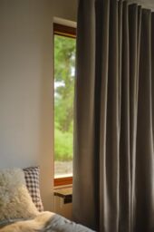 Jotex Moonbeam Blackout Curtain, Extra Wide, 270 cm, Multifunctional Curtain with 100% Light Blocking (Pack of 1), Taupe, 270 x 220 cm