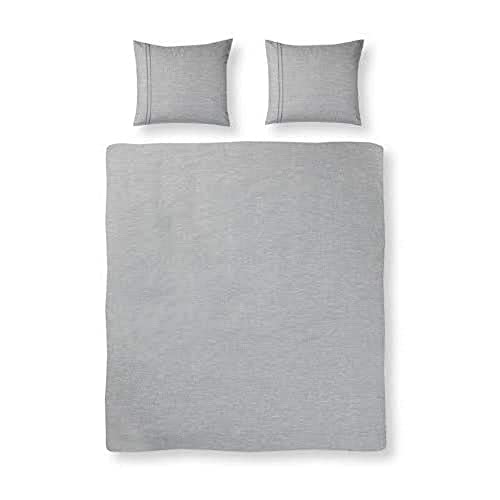 Papillon Milford Duvet Covers, Cotton, Gray, 240 x 220/220 cm
