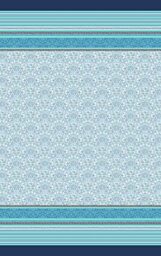 Bassetti Bedspread Cotton 240 x 255 cm Blue