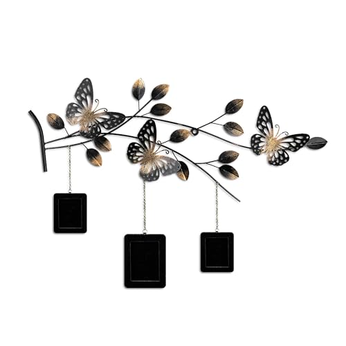 Handmade Decorative Metal Wall Accessory, 93 x 65 x 4 cm - 100% Metal, Unique Hand-Painted Design - Perfect for Home Decor, Adds Elegance & Style
