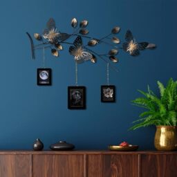 Handmade Decorative Metal Wall Accessory, 93 x 65 x 4 cm - 100% Metal, Unique Hand-Painted Design - Perfect for Home Decor, Adds Elegance & Style