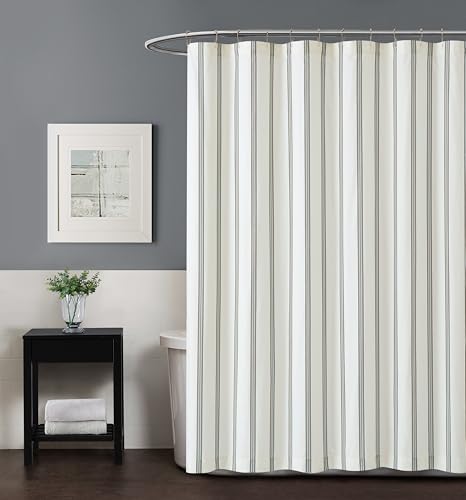 Truly Soft Everyday Millenial Shower Curtain, Millennial Stripe