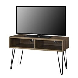 DHP Furniture Owen TV Stand 42 Inch in Walnut, 50x107x63cm (DxWxH)