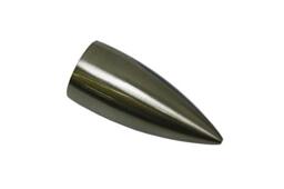 Gardinia Curtain Rod Finials, Aluminum Stainless Steel Finish, Ø 16 mm, 30100