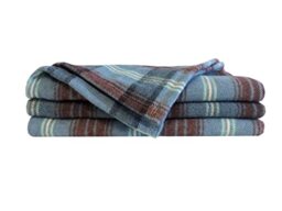 Poyet Motte Wool Blanket, Aubergine, 180 x 220