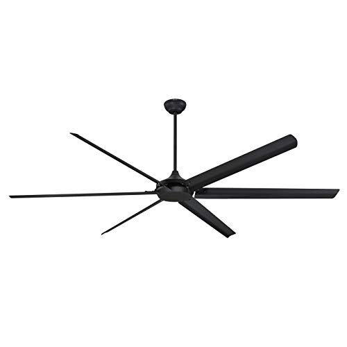 Westinghouse Lighting Widespan 254 cm Matte Black Indoor Ceiling Fan With Remote Control and DC Motor