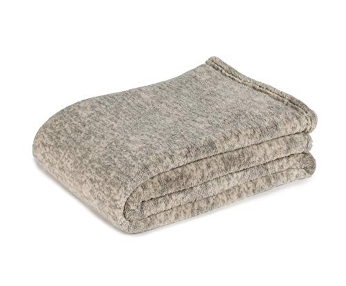 Gözze - Cosy Living Room Blanket/Throw, Marbled, 150 x 200 cm - Ivory